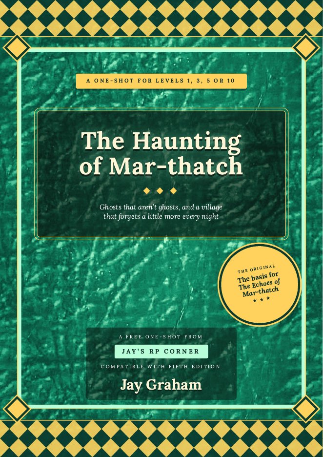 The Haunting of Mar-thatch cover