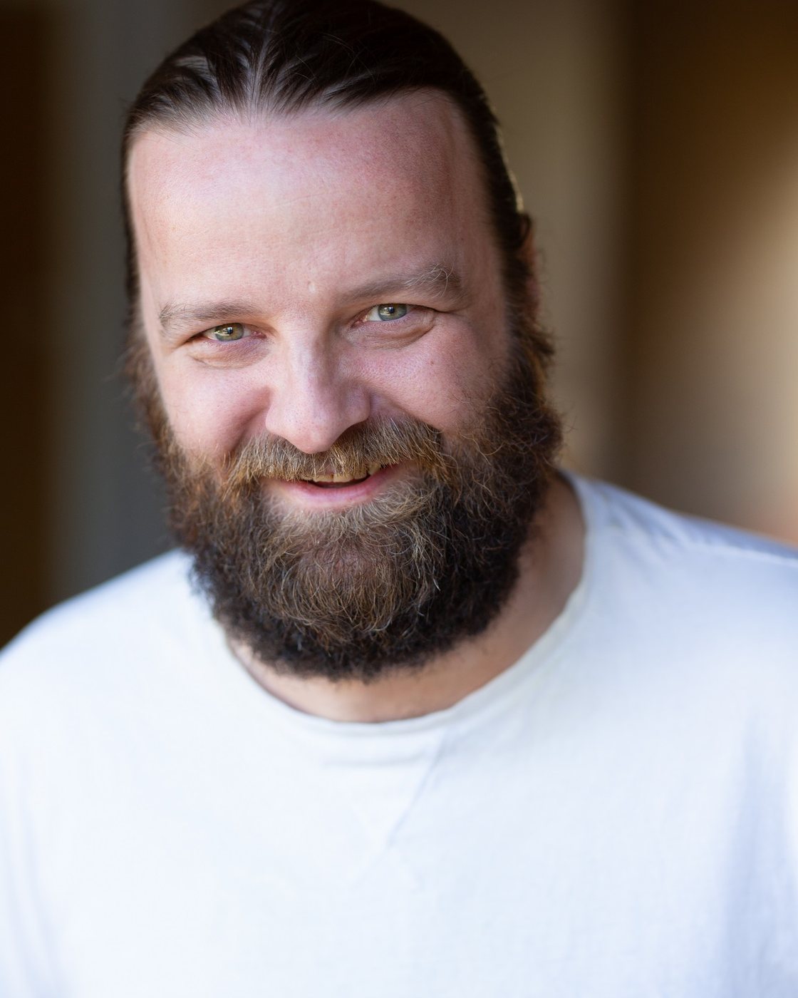 Jay Graham in a white T-shirt
